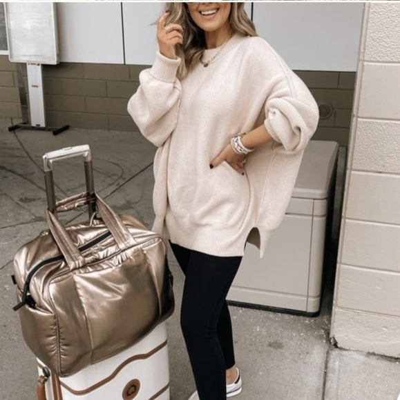 NWT Free People Easy Street Tunic Sweater - Picture 3 of 11